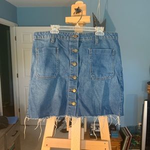 BDG jean skirt